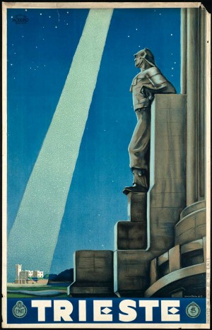 Trieste Vintage Travel Poster